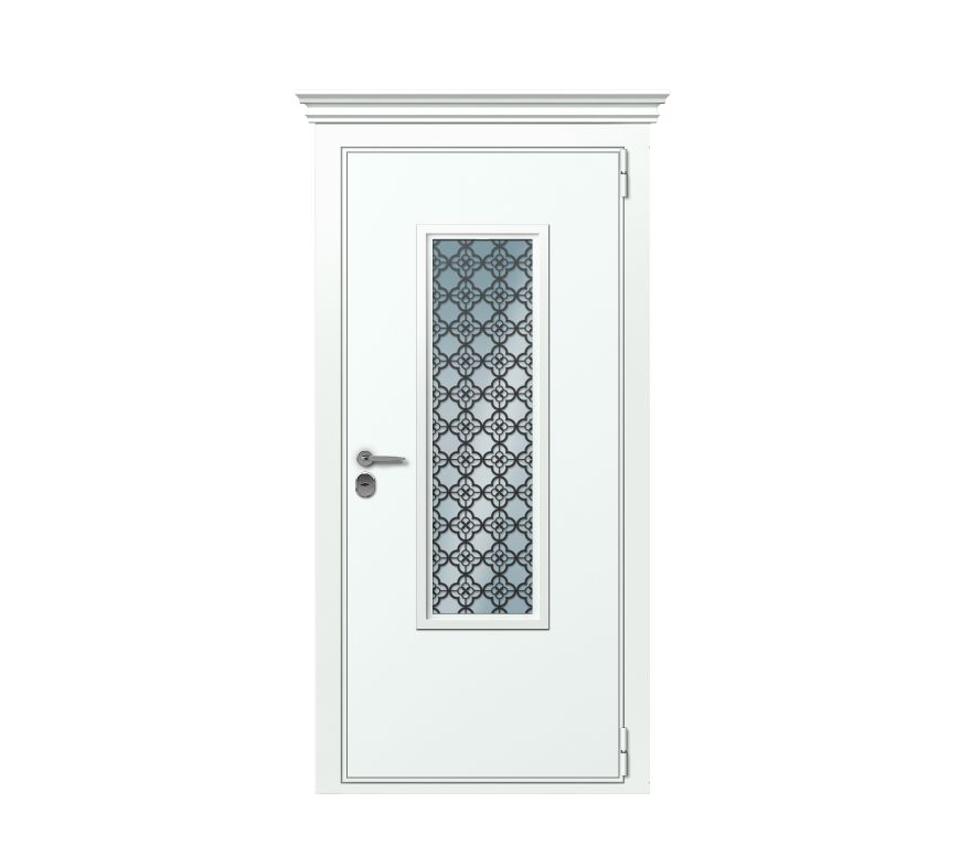 Входная дверь Termo LightWood Ral 9003, Ral 9003 Входная дверь Termo LightWood Ral 9003, Ral 9003