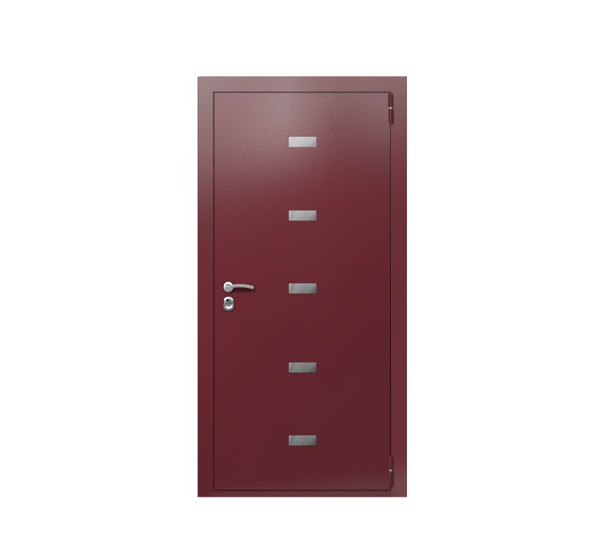 Входная дверь Termo Light Ral 3005, Ral 3005 Входная дверь Termo Light Ral 3005, Ral 3005